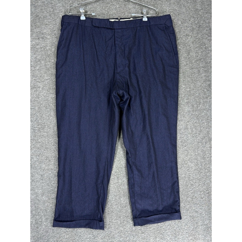 Ralph Lauren Purple Label Pants 40R Fits 38x26 Blue Wool Blend Dress Trousers